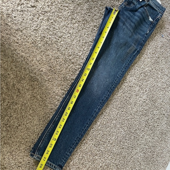 American Eagle Outfitters | 90s Skinny Jeans | Dark Atlantic Stretch NWT - Picture 6 of 7